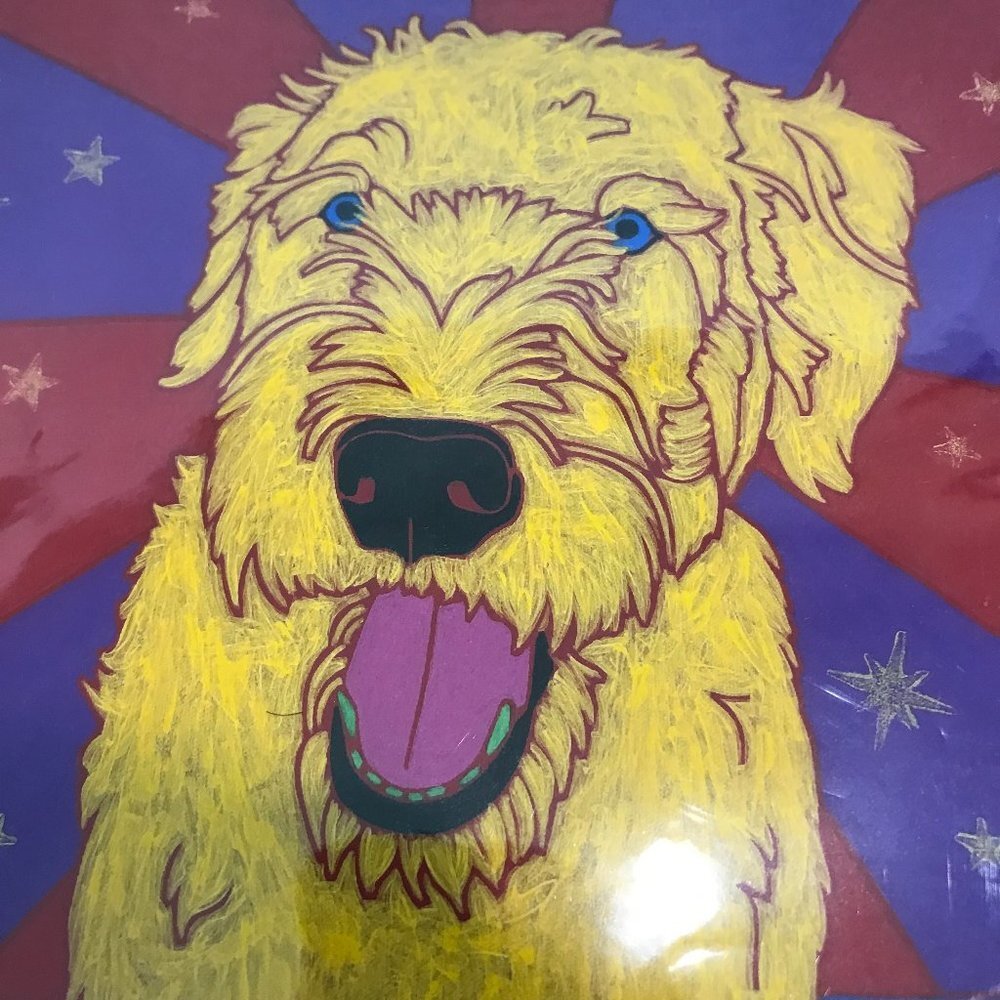 Signed Dog Print, "Unbridled Enthusiasm"